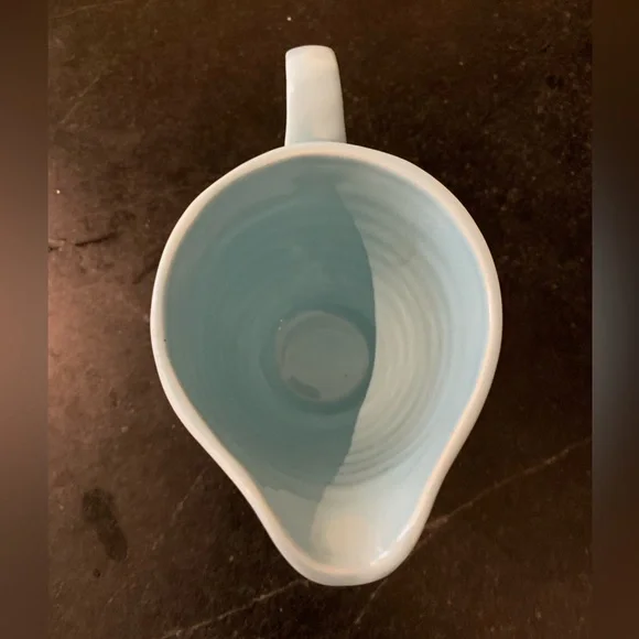 CIROA | Ripple Turquoise Creamer - Picture 5 of 8